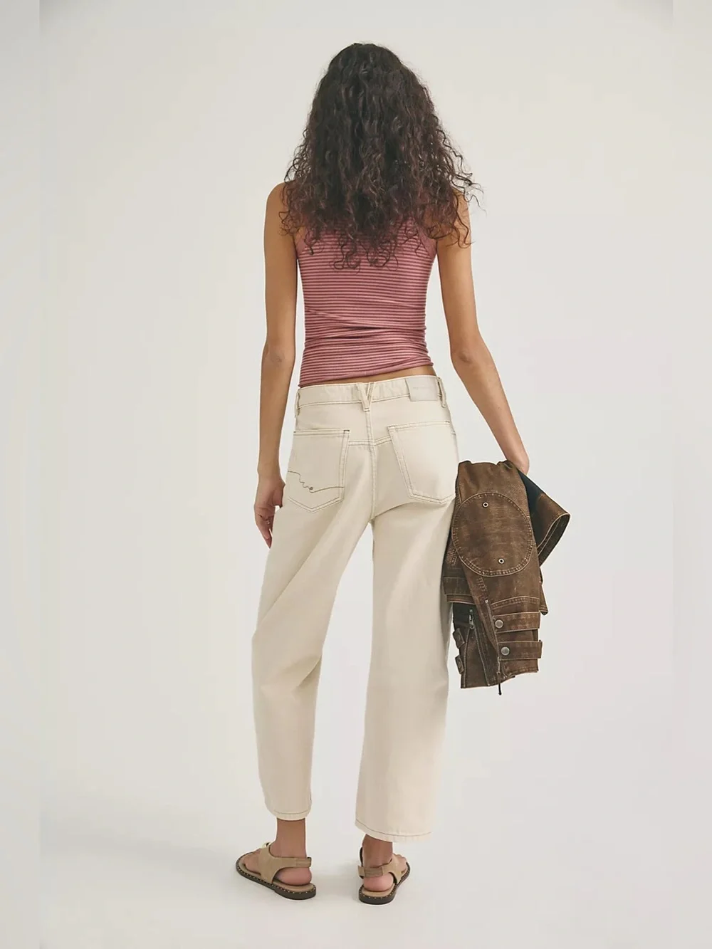 Like New Free People We The Free Deep Trance Dropped Boyfriend Barrel Jeans